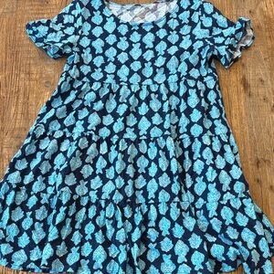 Lilly Pulitzer Navy and Light Blue Kids Dress
